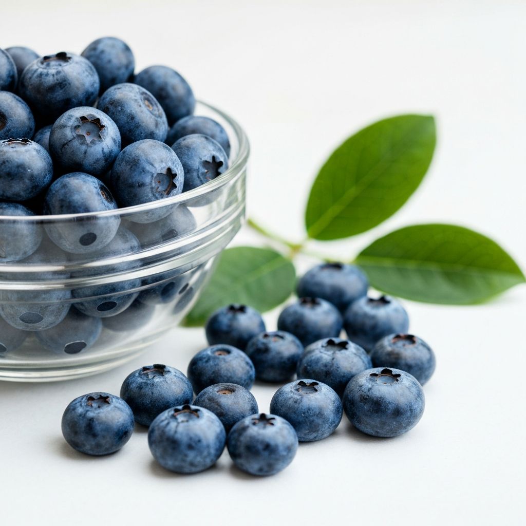 Fresh blueberries
